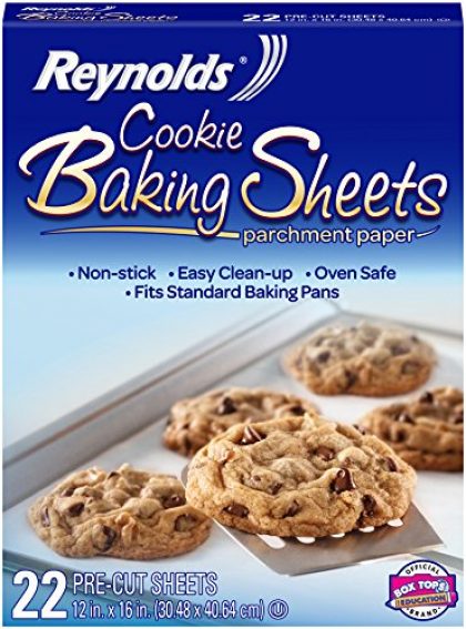 Reynolds Cookie Baking Sheets Non-Stick Parchment Paper, 22 Count