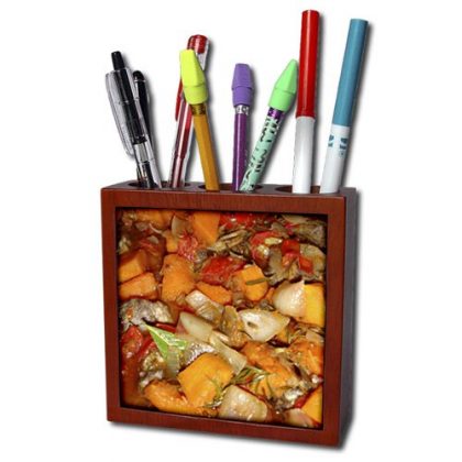 ph_46840_1 Taiche – Photography – Cooked Food – Morrocan Tagine – moroccan, moroccan stew, food, hot food, casserole, recipe, main course – Tile Pen Holders-5 inch tile pen holder