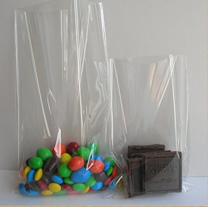 100x Clear Flat Cello/Cellophane Treat Bag 6×8 inch(1.2mil) Gift Basket Supplies