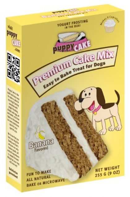 Puppy Cake Banana Cake Mix and Frosting – Net Wt. 9 oz(255g)