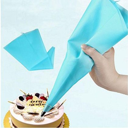 Crazydeal 13″ Reusable Silicone Icing Piping Cream Pastry Bag Cake DIY Decorating Tool