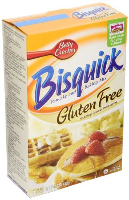 Bisquick Pancake and Baking Mix, Gluten-Free, 16-oz. Boxes (Count of 3)
