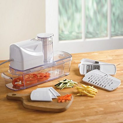 Neoflam Electric Mandoline Slicer / Ice Shaver (Include 6 Different Blades)