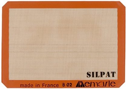 Silpat AE420295-07 Premium Non-Stick Silicone Baking Mat, Half Sheet Size, 11-5/8-Inch x 16-1/2-Inch