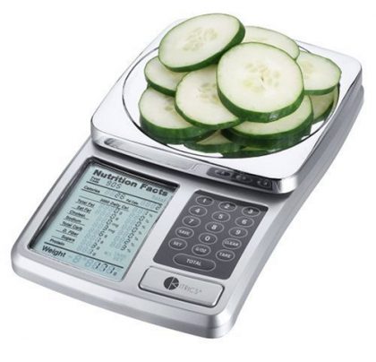 Kitrics Digital Nutrition Scale (Silver)