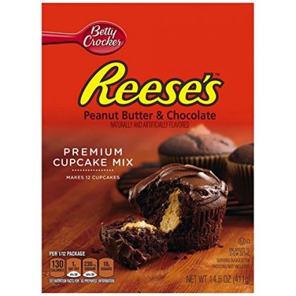 Reese’s Peanut Butter & Chocolate Premium Cupcake Mix (2 Boxes)