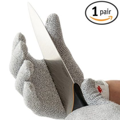 NoCry Cut Resistant Gloves – High Performance Level 5 Protection, Food Grade. Size Large. Free Ebook Included!