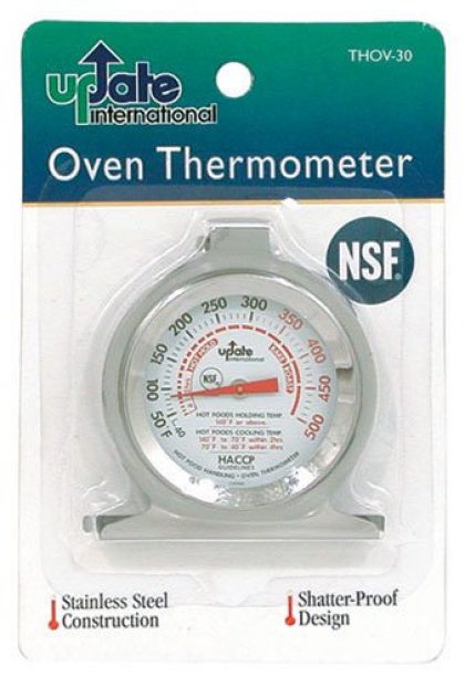 Update International THOV-30 Stainless Steel Oven Thermometers, 3-Inch