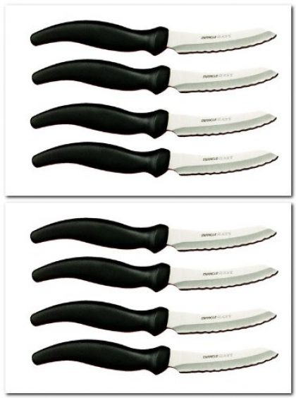 MIRACLE BLADE SteakKnives Eight STEAK KNIVES (8 steak knives)