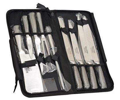 Ross Henery Professional Eclipse Premium Stainless Steel 9 Piece Chefs Knife Set in Carry Case