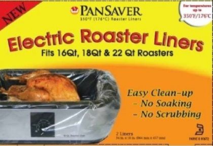 PanSaver Electric Roaster Liners, Set of 2