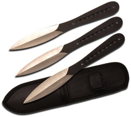 Perfect Point TK-019-3 Throwing Knife Set 3 Piece 9-Inch Overall