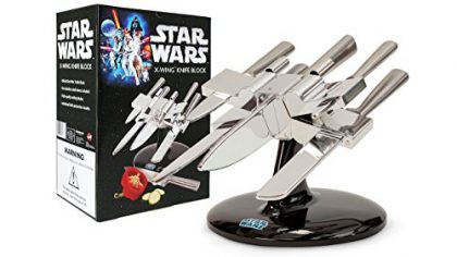 Star Wars X-Wing Knife Block – Including Set of Stainless Steel Knives