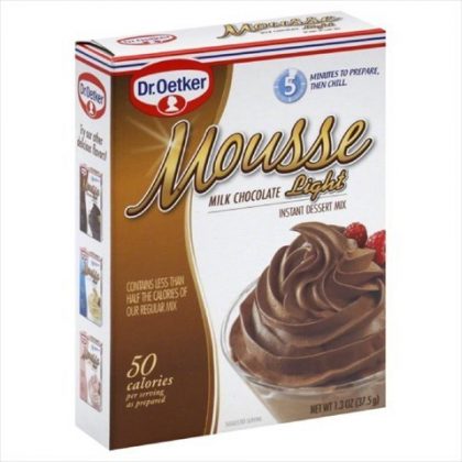 Dr Oetker Milk Chocolate Mousse – Light, 1.3 Ounce — 12 per case.