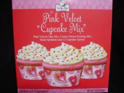 In The Mix “Pink Velvet Cupcake Kit” Makes 12 Cupcakes