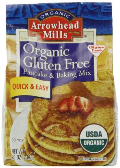 Arrowhead Mills Organic Gluten Free Pancake & Baking Mix, 26 Ounce