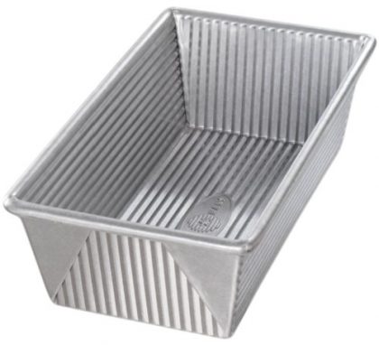 USA Pans 9 x 5 x 2.75 Inch Loaf Pan, Aluminized Steel with Americoat