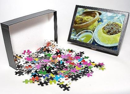 Photo Jigsaw Puzzle of Traditional food of chicken tagine