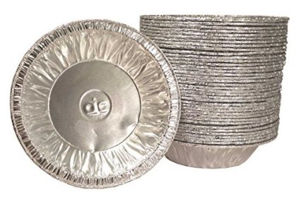 MontoPack Disposable 5″ Aluminum Foil Tart/Pie Pans (40ct)