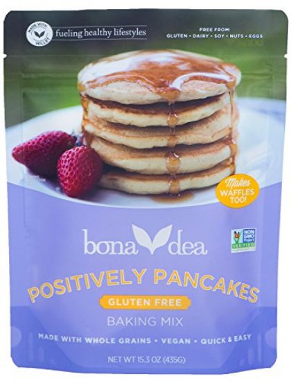 Bona Dea Gluten Free Positively Pancakes Mix, 15.3 oz, 2 Pack