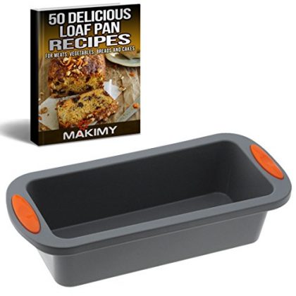 78% SALE! Limited Time! Makimy Premium Silicone Loaf Pan + Bonus 50 Amazing Loaf Recipes – Best Value Bread & Cake Baking Mold on Amazon