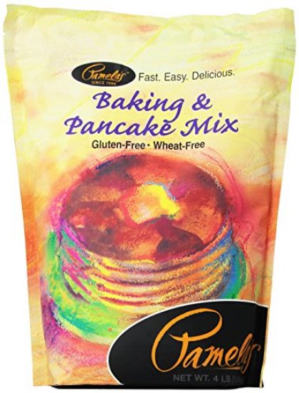 Pamela’s Products Gluten Free Baking and Pancake Mix, 4-Pound Bags (Pack of 3)